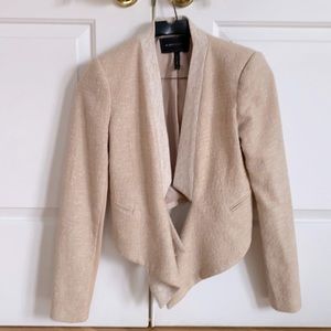 BCBGMAXAZRIA PINK CROPPED BLAZER